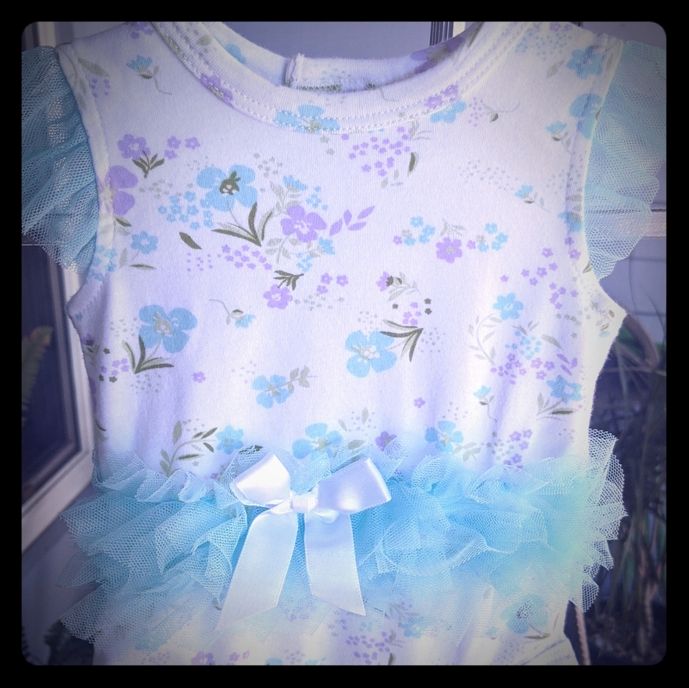Beautiful floral onesie
